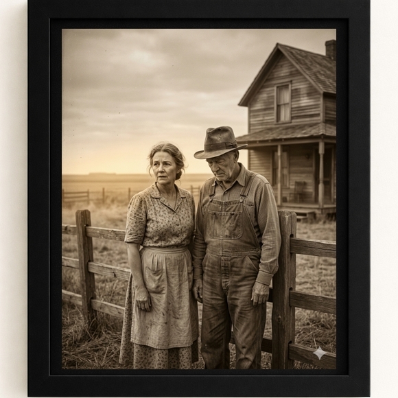 Hand Crafted Other - A.I. The Wizard of Oz Art Print 8x10 Frame